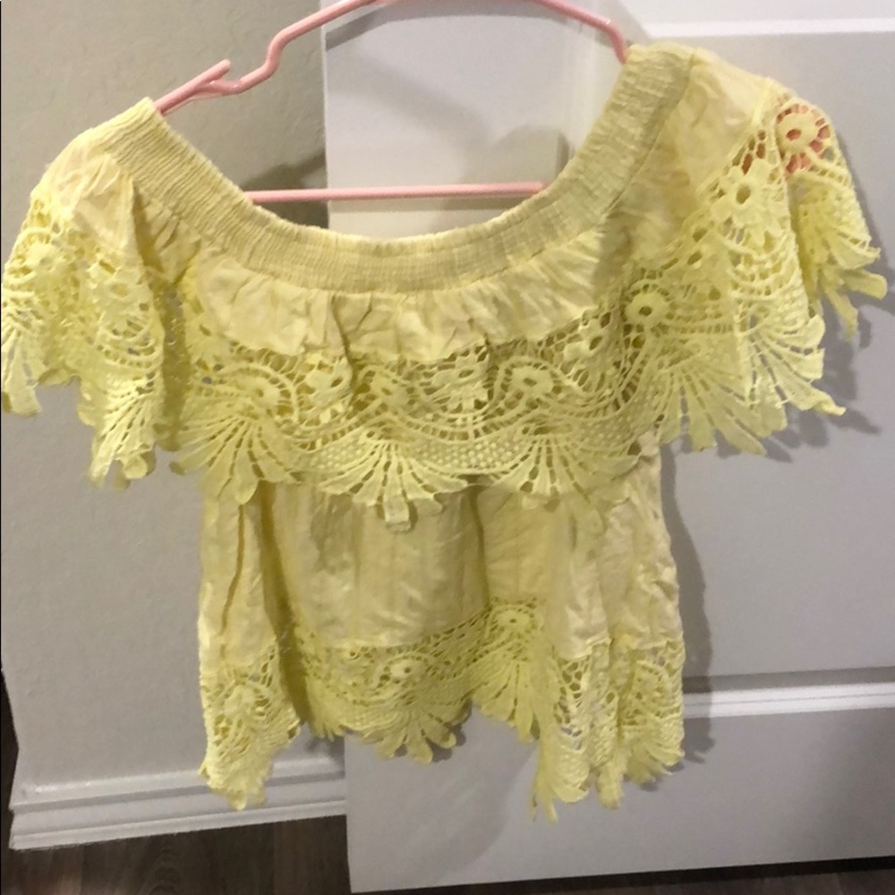 Agaci off the shoulder blouse